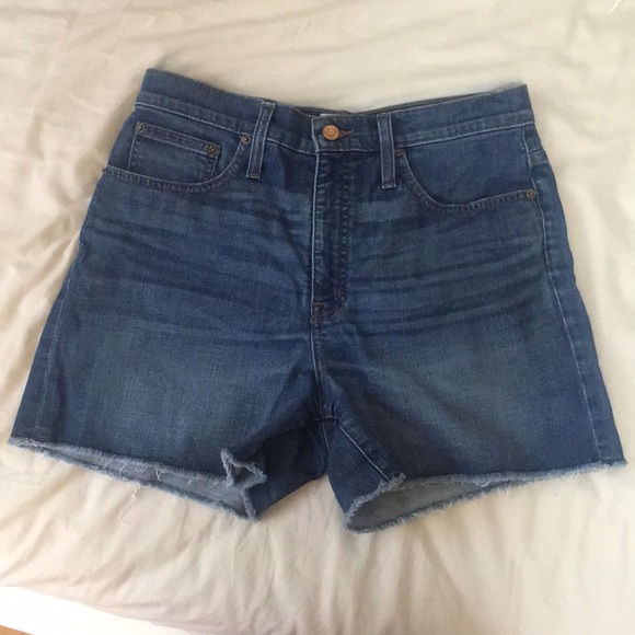 J Crew high waisted denim shorts - Picture 1 of 6
